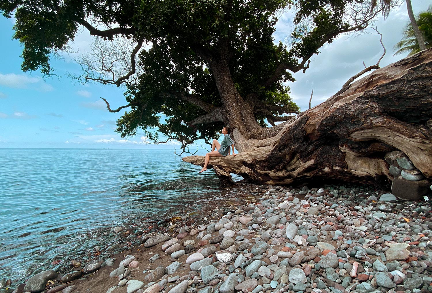 Sintiéndome náufrago en una playa de Bali